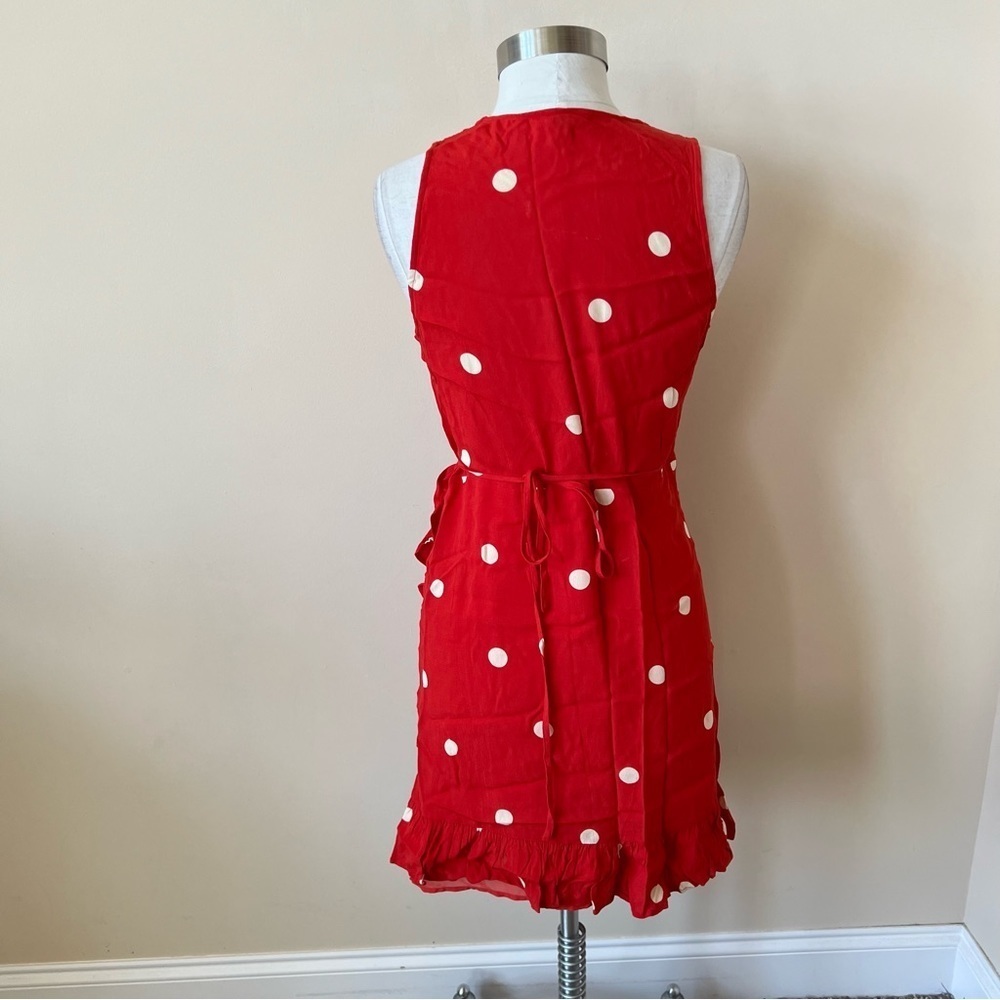 Rails Madison Polka Dot Patterned Chiffon Wrap Dr… - image 7